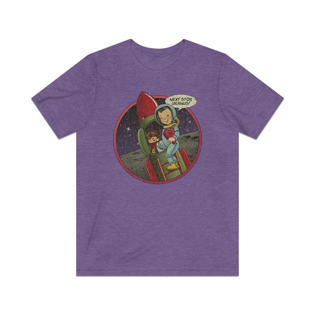 

Rocket to Uranus 1962 Vintage Men s T shirt 4XL