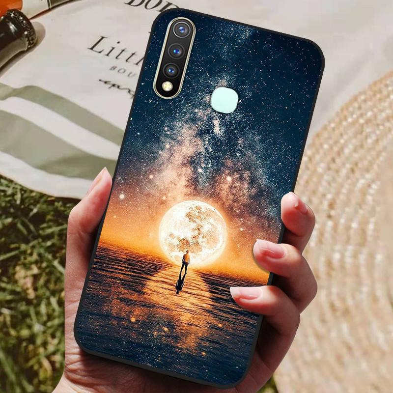 For Vivo Y19 Case Silicone Cover For Vivo 1915 Y19 Y 19 Case 6.53'' Soft TPU Silicon Phone Back Protective Bumper Shells Coque