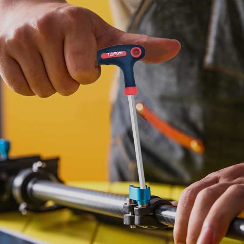 GOOMAND Star Wrench, Long T-Handle Star Screwdriver, T10, T15, T20, T25, T27, T30, T40, T45, T50, 9-Piece Set, Cr-V Steel, Hex Wrench, Torx Screwdrive