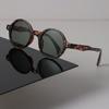 Designer Round Sunglasses Women Men Retro Black Sun Glasses Luxury Personality Eyewear Mirror Lens Sexy Brand