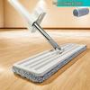 Large Absorbent Hands-Free Flat Mop: Easy One-Drag Cleaning, New Model with Thickened Head for Household Use