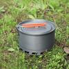 1.5 2.1L Outdoor Camping Traveling Hiking Heat Collection Pot Cooking Tableware