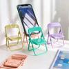 Universal Tablet Stand Cute Sweet Desktop Mini Chair Folding Lazy Mobile Phone Holder Portable Smart Phone Bracket Accessories