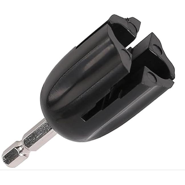 Guitar String Winder Head, Drill Bit Plug Peg Puller DIY Maintenance Tool for Folk Guitar, Electric Guitar, Bass, Classical Guitar, Ukulele