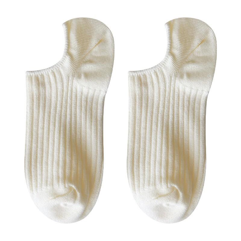New Women's Solid No Show Socks Breathable Sweat Resistant Anti-odor Invisible Sock Breathable Casual Comfortable Sox Female