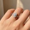925 Silver New Fashion Design Marquise Cubic Zirconia Set Rings for Women Modern Trend Bridal Wedding Sparkling Jewelry