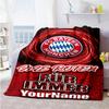 Fc Bayern München 41 Customize Your Name Blanket Throw Personalized Blanket Soft & Cozy Versatile for Chair Livingroom Picnics Living Room
