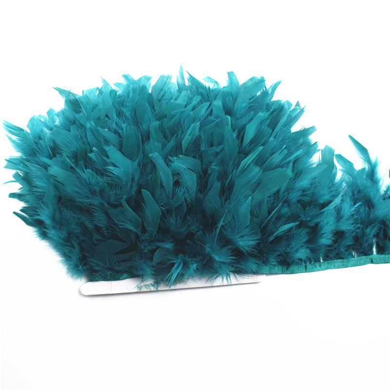2 yardy/Lot Turecká péřová třásňová stuha 5-6 palců Chandelle Marabou Turecká péra Ozdoba Sukně Šaty Péřová dekorace Plumas DIY