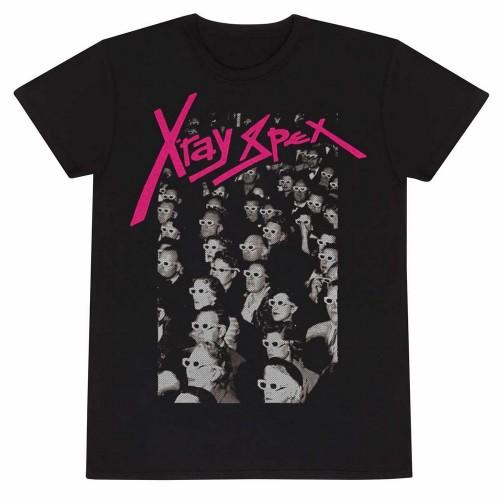 T-shirt unisex dla dorosłych X-Ray Spex Tłum