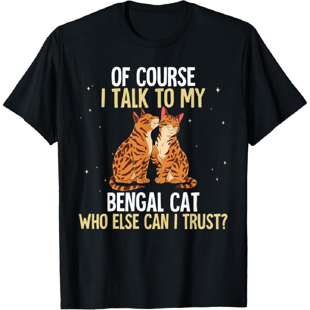 

Bengal Cat Men Women Kids T-Shirt(1) S