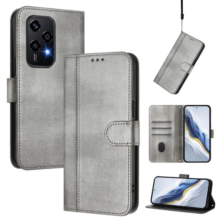 Linien-Spleißschnalle Retro Leder Handyhülle