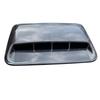 New Glossy Carbon Fiber Look Car Air Flow Intake Hood Scoop Vent Bonnet Decor Cover