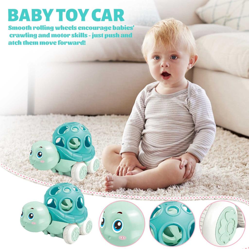 A Baby Car With A Sound, Moving And Hand-cranked Bell, A Great Growth Product That Both Boys And Girls Can From!