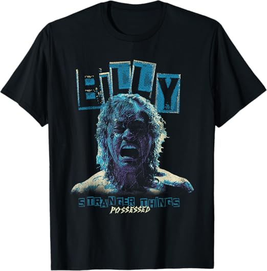 Stranger Things Billy Possessed Officially Licensed T-Shirt 140