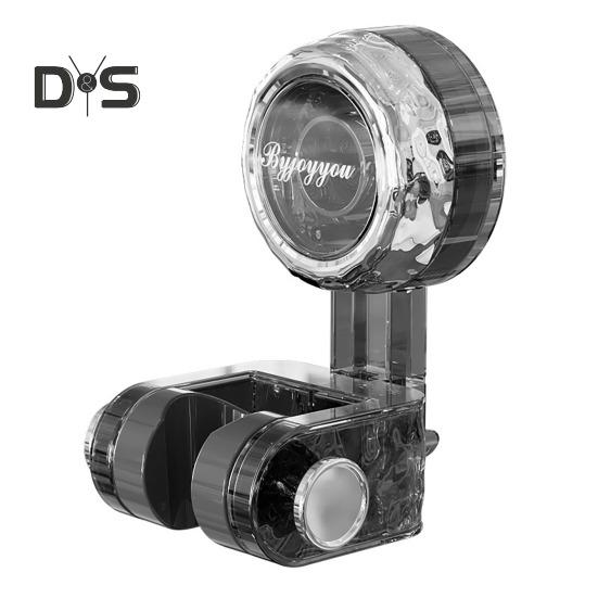 

Держатель насадки для душа на присоске, регулируемый угол, прочная несущая универсальная съемная настенная душевая стойка с крючком чистый/серый