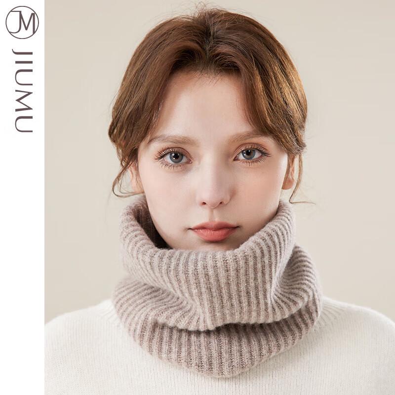 JIUMU Women's Knitted Neck Warmer Scarf
