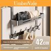 Door Back Hook Organizer With Double Layer Design For Coat Hat Storage And Heavy Items