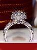 Super Shining Women Fashion Ring Exquisite  Color Inlaid Round Flower Stones Wedding Rings for Women Engagement Jewelry