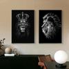 König der Löwen, Tierkunst, Leinwand-Poster und Drucke, moderne Malerei, Wandbilder für Wohnzimmer, Heimdekoration, Cuadros