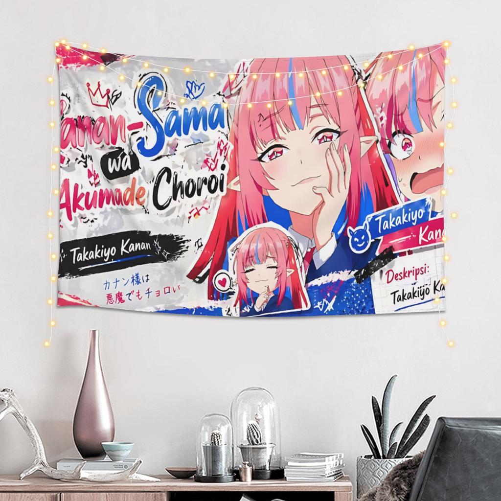 Colorful Anime Girl Tapestry Room Decoration Home Decoration Tapestry Decor Accessories Cute Room Decor