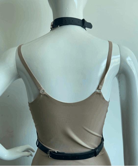 European & American Cross-Border Sexy Exaggerated Choker & Waist Body Chain