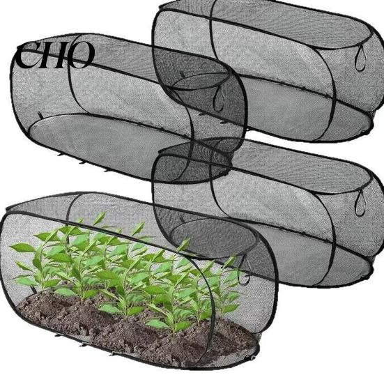 Foldable Garden Rows Cover Pop-up Plant Mesh Outdoor Protector Insect Barrier Netting Crop Cage Raised Bed for Vegetable Fruit Seedlings Protection