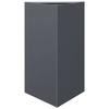 VidaXL Jardinière anthracite triangulaire 50x43x75 cm acier 851175