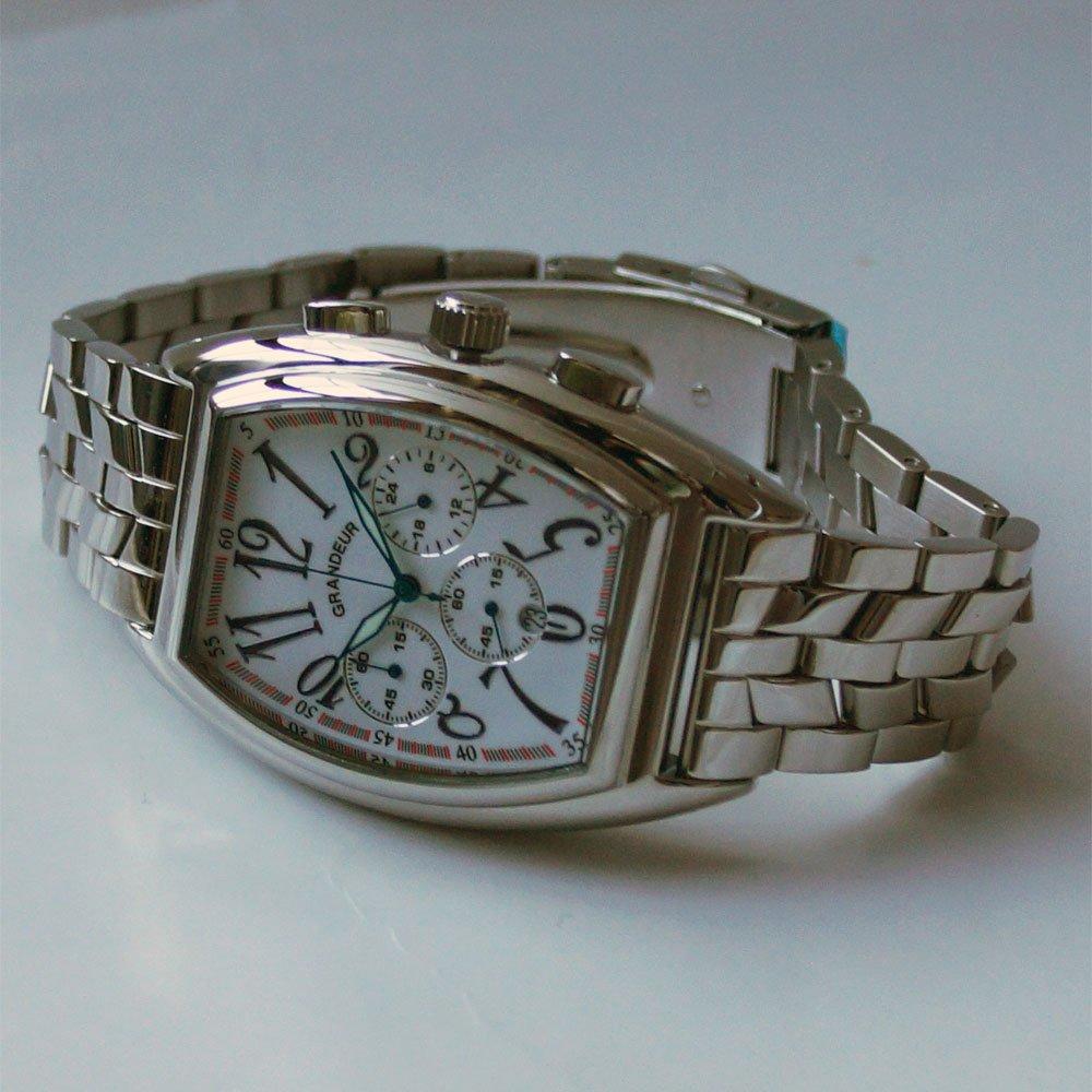 Grandeur Japanese Tonneau Chronograph Watch JGR003W1 [GRANDEUR] Men's