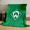 Green blanket Set with Logo Designed Flannel blanket for bedroom, living room, sofa, and nap