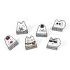 Cute Cartoon Creative Funny Cat Brooch Cartoon Character Magic Cat Metal Badge Bag Accessories Pin