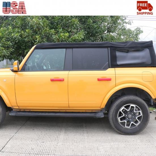 Red Accessories Car Door Handles Shell Handle Cover For Ford 4door Bronco +