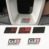 3D Metal GR Sport Logo Steering Wheel Badge Lnterior Sticker Decoration Emblem For RAV4 Camry Corolla Prado Land Cruiser