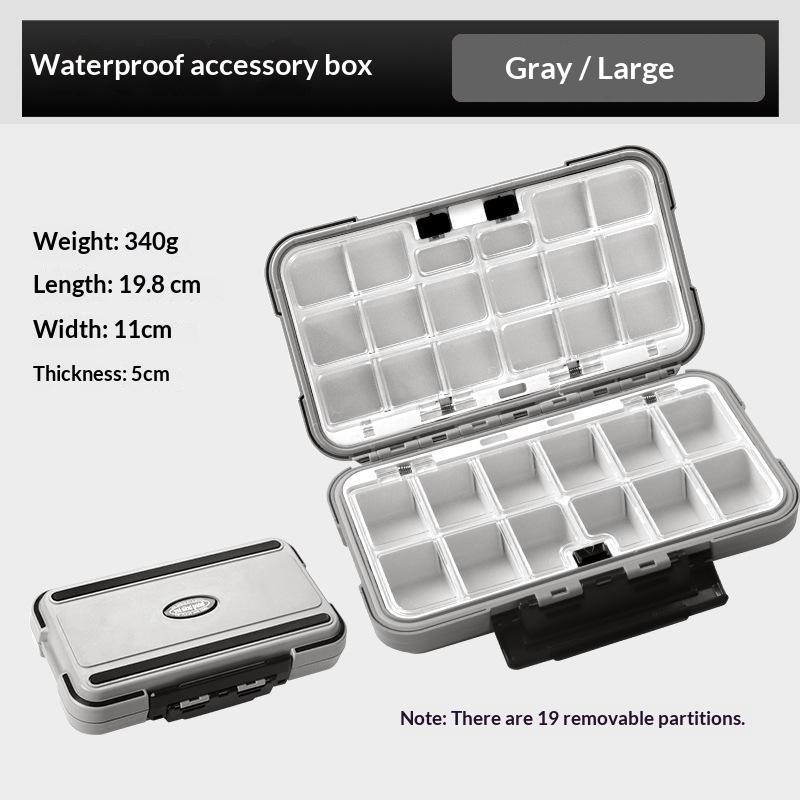 Double Sided Tackle Box Box Fishing Gear Accessory Storage Box Fishing Bait Box Mino Hard Bait Pencil Squid Fake Bait Box