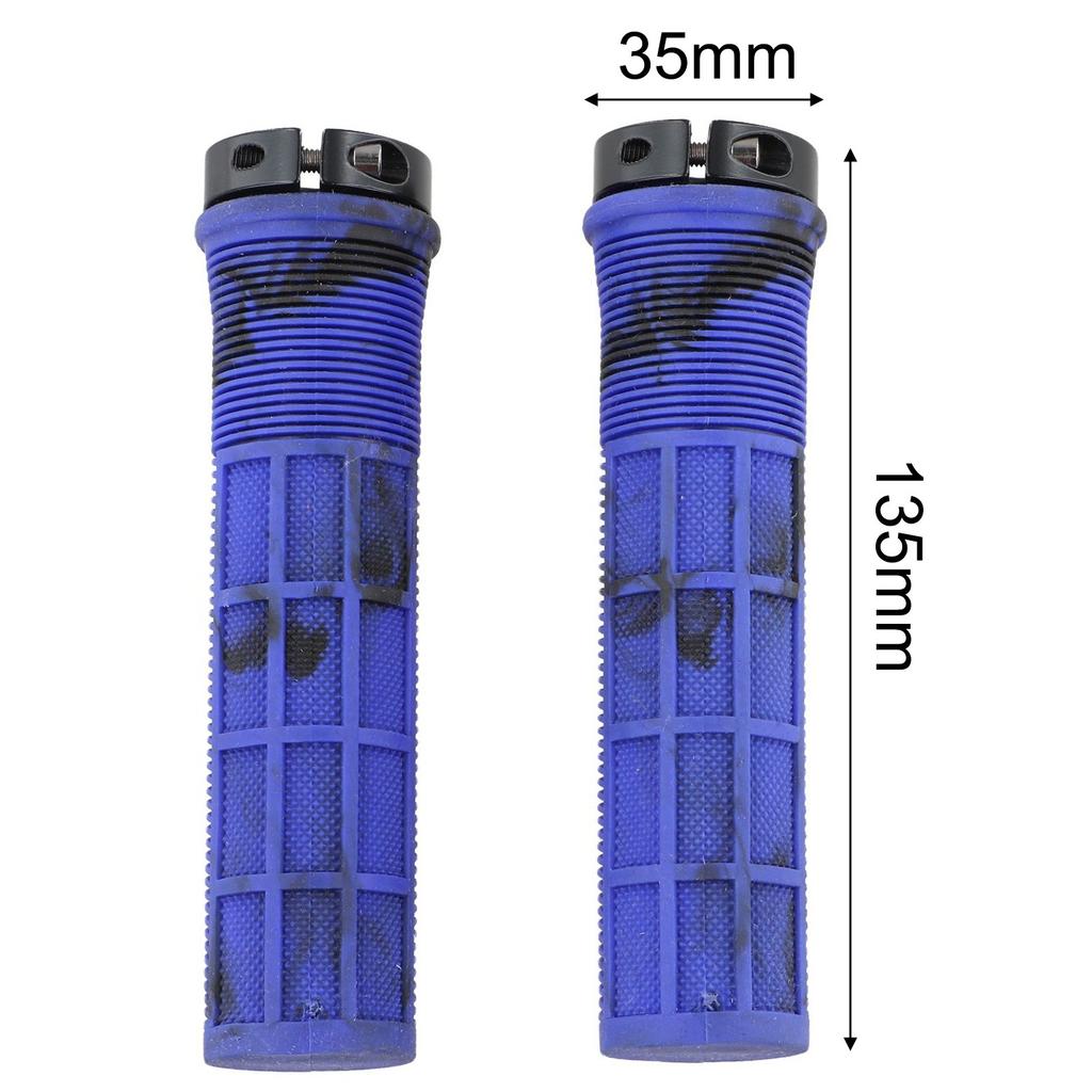 Double Lock-on Grips Handlebar Grips Non-Slip Bicycle Grips Fashionable