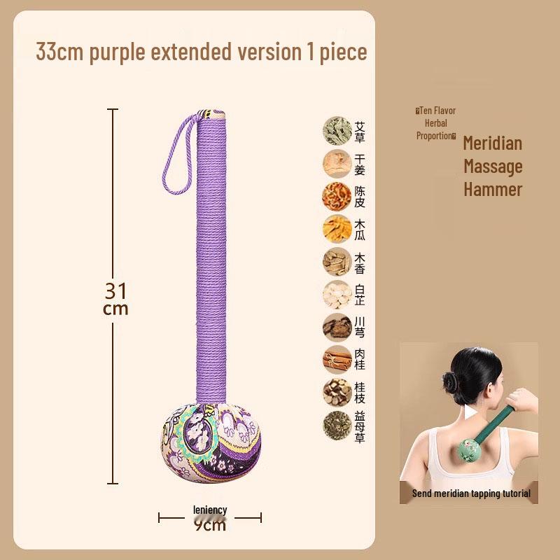 Mugwort Meridian Tapping and Massage Stick for Traditional Chinese Therapy