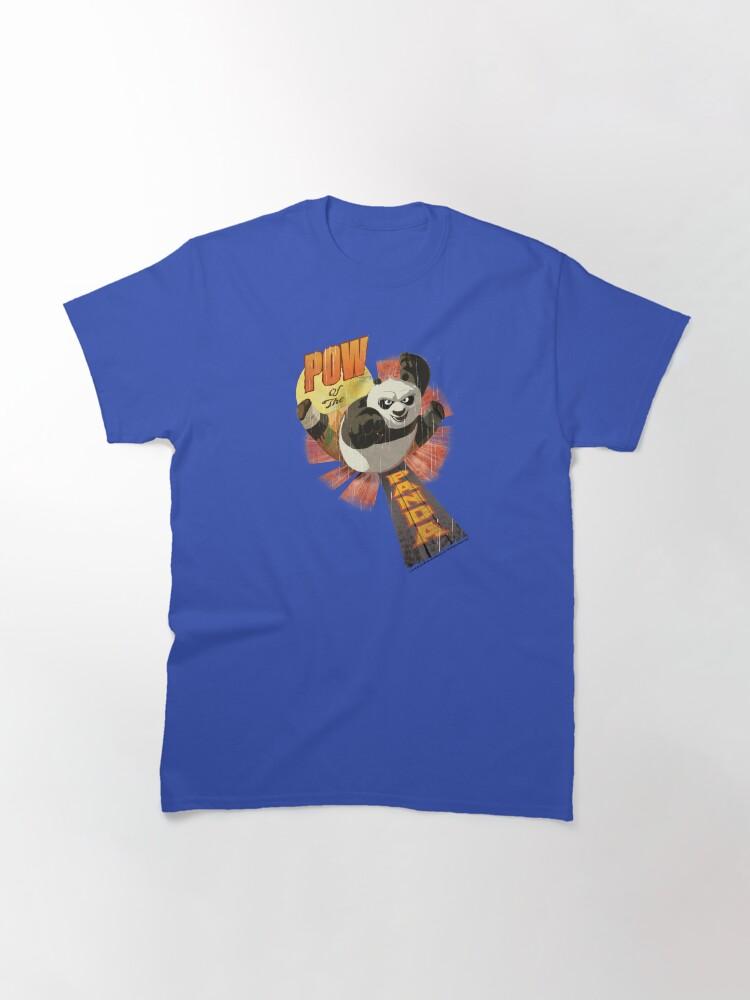 Kung Fu Panda Kung Fu Panda Pow Of The Panda Action Pose Portrait Classic T-Shirt