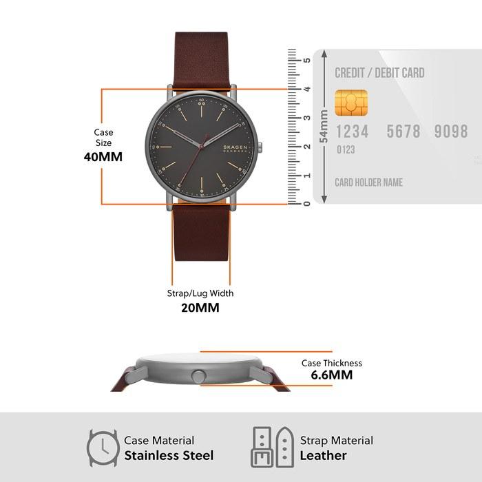 [Skagen] Watch SIGNATUR SKW6860 Men's Red Cherrywood