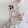 Suitable for Apple 16 Rotating Stand Phone Case, Magnetic Attraction IPhone15ProMax Matte Skin Feel Anti-drop Protective Case