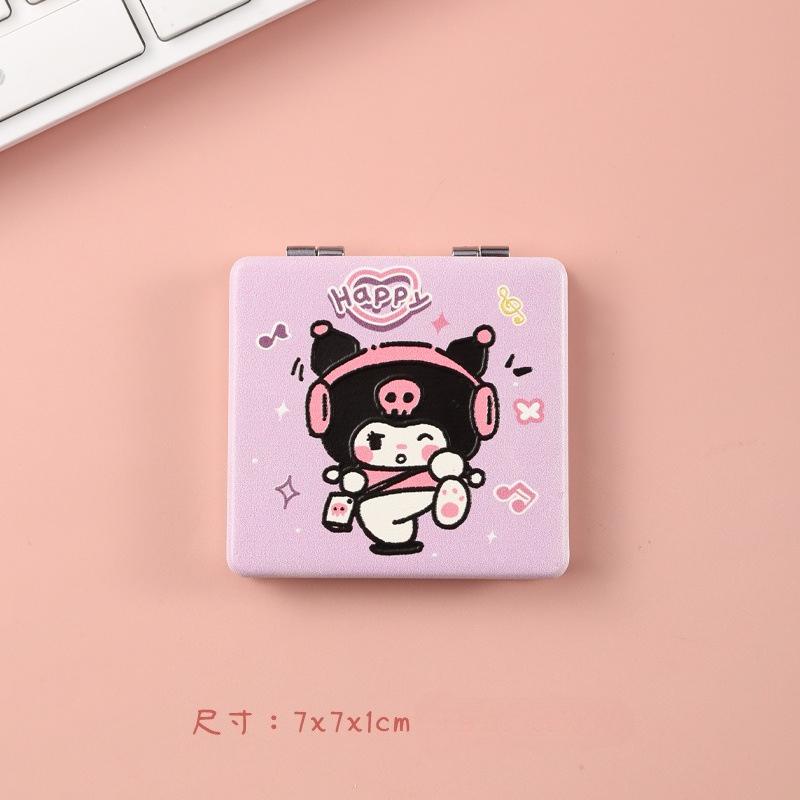 Nuevo Espejo Plegable Pequeño de Tulipán para Escritorio de Mujer, de Pie, para Maquillaje, Espejo Pequeño, Espejo Portátil