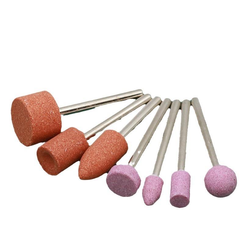 3 BUC, 4 BUC mini flint boy 3mm șlefuire și lustruire, disc de șlefuit cap de șlefuit corindon gravură Wenwan șlefuire și lustruire ceramică jad