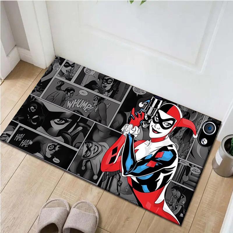 

1pc Office Carpet Chair Mats Harley Quinn Comic Panel Perfect for Office Chairs, Living Rooms, Or Bedrooms,Polyester Carpet.HDT059 60cm by 90cm