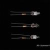 10Pcs Neon Indicator Light Green Red Blue Signs 6mm Neon Lamp Glow 2 Copper Wire 6X13mm Neon Indicator Bulbs
