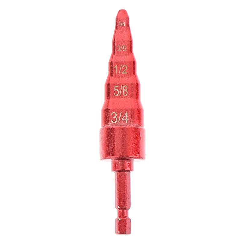 5In1 Air Conditioner Copper Pipe Expander Swaging Drill Bit Set Swage Tube Expander Soft Copper Tubing Tools