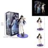 White Albedo Overlord Knitted Sweater Standing Posture Model Figurine Anime Doll