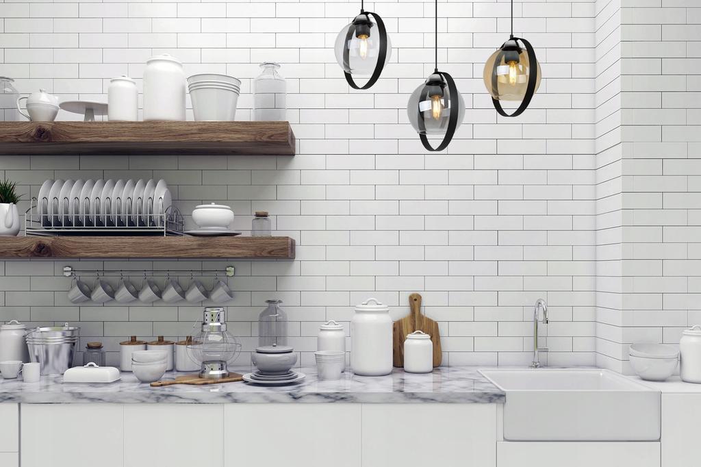 MODERN GLASS HANGING LAMP RINGS MIX