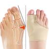 Órtese de dedo do pé, órtese, enfermagem, osso, ajustador de polegar, terapia de pés macios, meias, polegar valgo cebola mais suave, 2 peças = 1 par