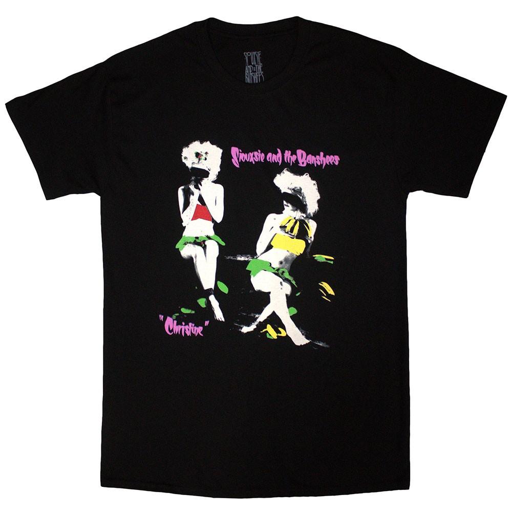 Siouxsie The Banshees Christine T-Shirt Tops Tee Black New