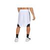 Under Armour Big Logo Printed Color Block Basketball Casual Sports Shorts Men Shorts White 1351284-100