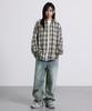 FILLUMINATE Neutral Check Shirt - Black