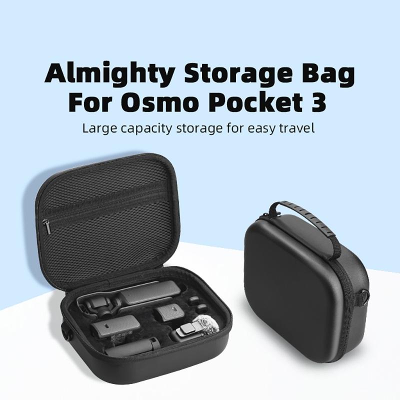 Portable Travel Carrying Case Storage Pocuh Hard Housing Shoulder Bag for Pocket 3 Handheld Gimbal Camera Accessories